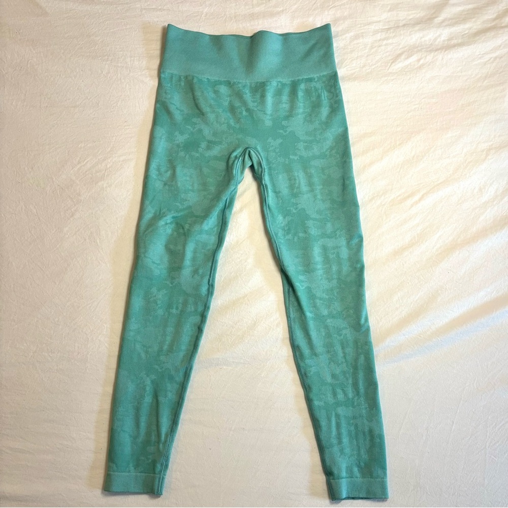 Gymshark Teal Camo Leggings